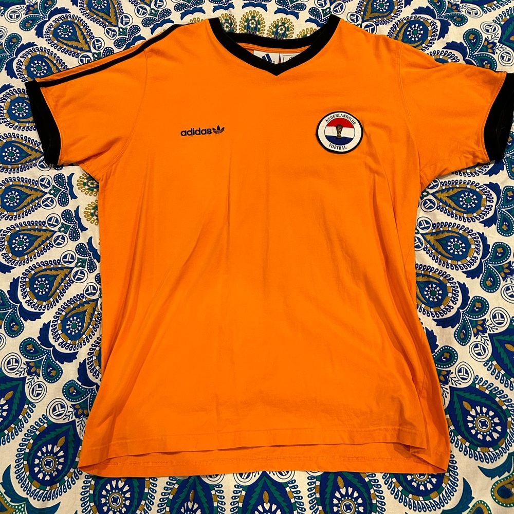Adidas Netherlands 98 France World Cup official T shirt